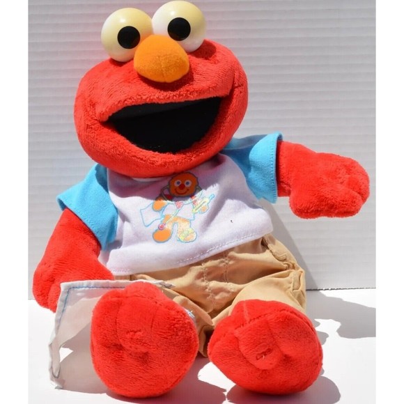 2004 Mattel Fisher Price Sesame Street It's Check Up Time Talking Elmo Plush - Picture 1 of 7